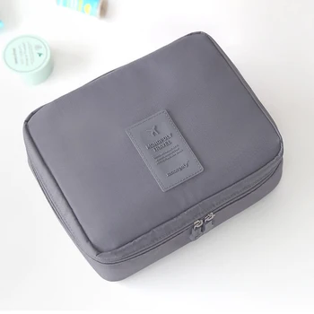 Bayanlar yüksek kaliteli naylon su geçirmez güzellik kutusu saklama çantası tuvalet çantası kozmetik çantası uygun seyahat kozmetik saklama çantası