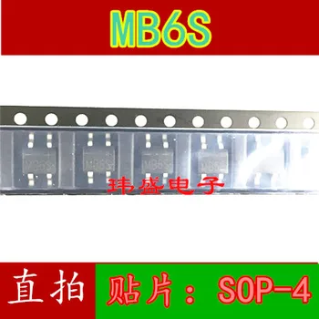 10 adet MB6S 600 V / 0.5 A SOP-4
