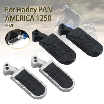 Motosiklet Arka Footrest Için Harley PAN AMERİKA 1250 Özel 360 Derece Ayarlanabilir Ayak Kazıklar Dönebilen Ayakliklari Istirahat