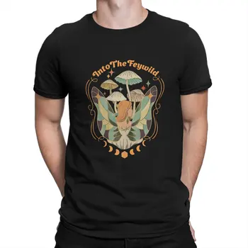 DND Oyun İÇİNE FEYWILD Witchlight Sihirli Mantar T Shirt Harajuku Alternatif erkek Tişört O-boyun Streetwear