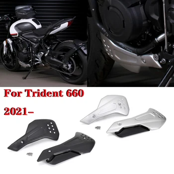 2021 Yeni Trident 660 Trident660 Motosiklet Aksesuarları Motor Göbek Koruma Plakaları Kiti Yan Alt Fairing