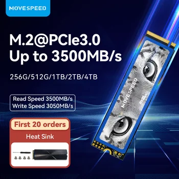 MOVESPEED SSD NVMe M2 4TB 2TB 1TB Sabit Disk PCIe 3. 0x4 SSD Dahili Katı Hal Sürücü Dizüstü masaüstü dizüstü bilgisayar