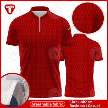 Kadın Kırmızı Kısa Kollu POLO GÖMLEK Erkekler Lüks Stil yakalı tişört Yumuşak Nefes Kumaş Moda İş Rahat Golf Gömlek