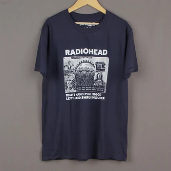 Radiohead T-Shirt Her Şey onun doğru yerde Alternatif Rock Pamuk Tee Tişörtleri