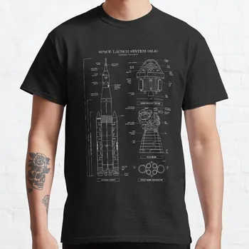 Uzay Fırlatma Sistemi (SLS) (Beyaz Şablon-Arka Plan Yok Dikey) T-Shirt sarışın t shirt t shirt erkekler için paketi