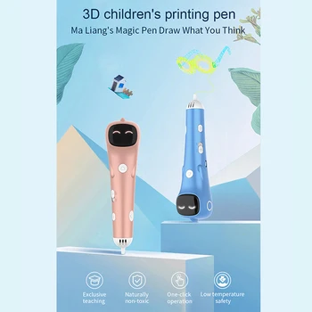 Düşük Sıcaklık PCL Filament DIY 3D cetvel kalemi Anti-Haşlanma dijital ekran 3D Baskı Kalem Kız Erkek Hediye Oyuncaklar