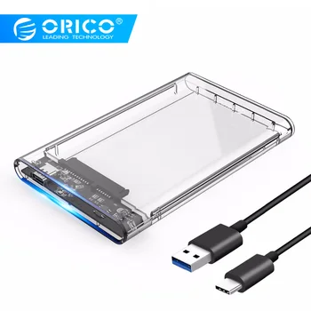 ORICO 2139C3 SSD HDD Durumda SATA USB3. 1 Gen1 Tip-C Harici Muhafaza için 2.5 inç 7mm/9.5 mm HDD sabit disk HD sürücü İçin Macbook