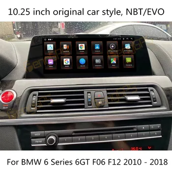 BMW 6 Serisi için 6GT F06 F12 2010-2018 Android Araba Radyo 2Din Stereo Alıcısı Autoradio Multimedya Oynatıcı GPS Navi Başkanı Ünitesi