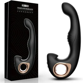 Seks Shop Gıdıklama prostat masaj aleti vibratör ısıtma titreşimli Butt Plug10 Hız Parmak Anal Mastürbasyon Seks Oyuncakları Erkekler İçin Eşcinsel